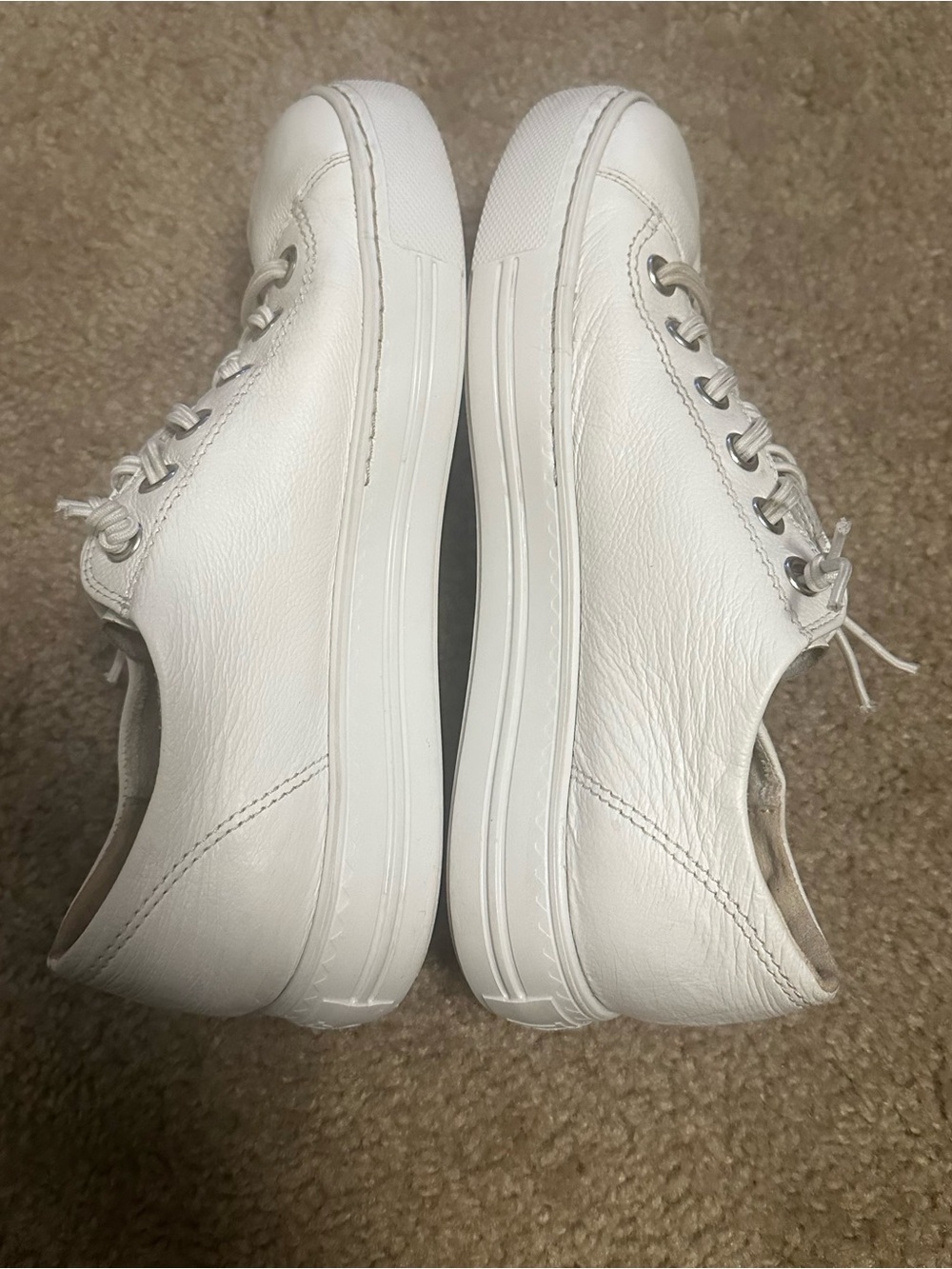 Paul Green Hadley Womens Size 7 US Platform Sneaker Shoes White/Silver (4.5 UK) - Picture 7 of 12